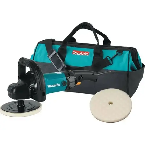 Variable Speed Corded Sander/Polisher, 7 in Dia Pad, 5/8-11 UNC Arbor/Shank, Side/Loop Handle