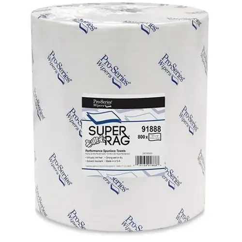MDI 91888 Optimum Performance Supreme Towel, 800, 12 in L x 12 in W, Spunlace, White