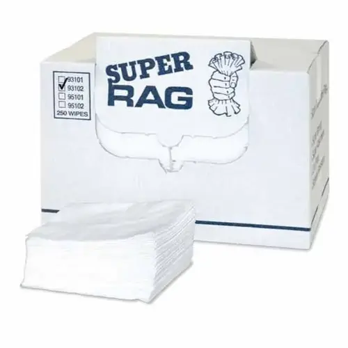MDI 93102 Optimum Performance 1/4 Fold Supreme Towel, 250, 16 in L x 13 in W, Spunlace White