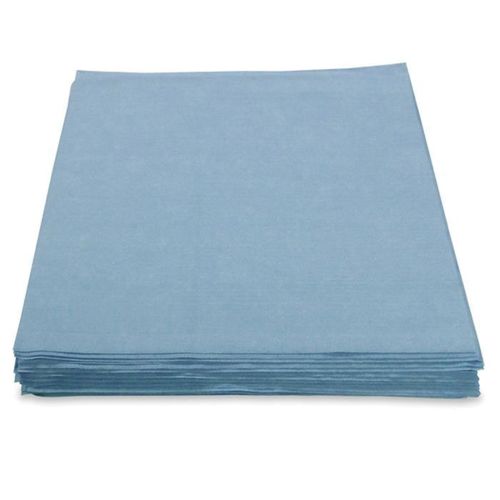 MDI 95012B Flat Prep Towel, 12 x 13 in, 1000, Creped Spunlace, Blue, Flat