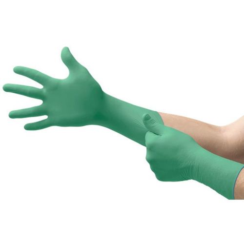 Microflex 93-260090 General Purpose Disposable Gloves, Large, Nitrile, Neoprene, Textured Green