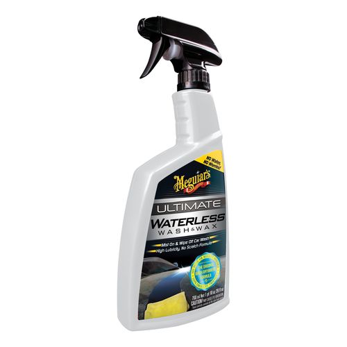 Meguiar's G3626 Ultimate Waterless Wash and Wax, 26 oz Spray Bottle, Off-White, Liquid