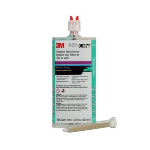 Fiberglass Matting Adhesive, 400 mL Cartridge, Liquid/Viscous, White/Dark Green, 24 hr Curing