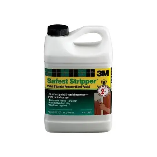 Paint and Varnish Remover, 1 qt, Transparent, Liquid