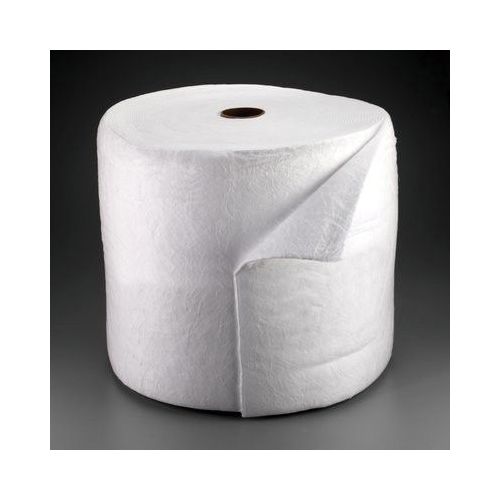3M 16047 T Series Traditional Petroleum Sorbent Roll, 144 ft L x 38 in W, 84 gal Absorption Capacity