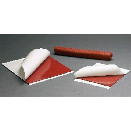 MPP+ Series 1-Part Fire Barrier Moldable Putty Pad, 4 in x 8 in x 2.5 mm, Red