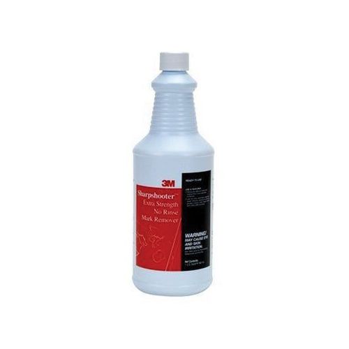 3M 16861 Extra Strength No-Rinse Mark Remover, 1 qt Bottle, Colorless, Liquid