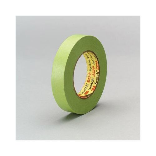 233+ Series Performance Masking Tape, 55 m x 72 mm, Green