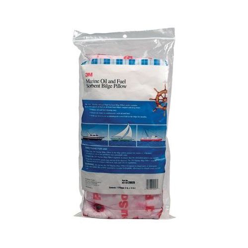 3M 29026 Marine Oil and Fuel Absorbent Bilge Pillow, 15 in L x 7 in W, 12.1 gal Absorption Capacity