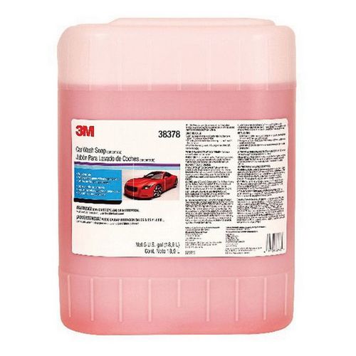 3M 38378 Car Wash Soap, 5 gal, Pink, Liquid