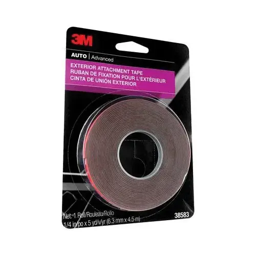 Exterior Attachment Tape, 15 ft x 1/4 in