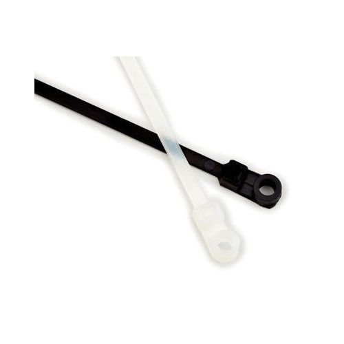 Screw Mount Cable Tie, 15.1 in, Nylon 6/6, Beige, 50 lb