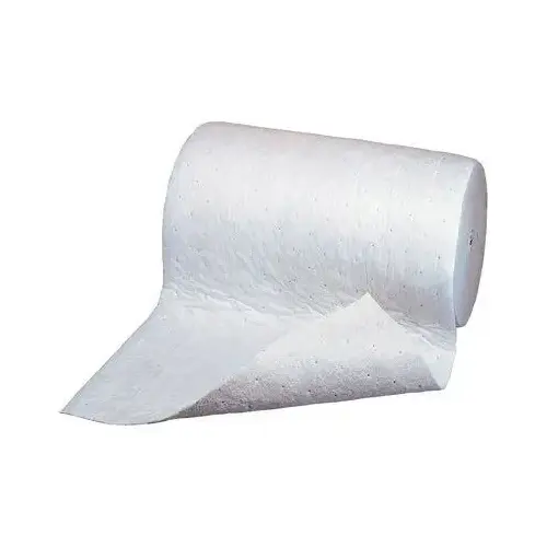 M-RL15150DD/M-B2001 Series Maintenance Sorbent Roll, 150 ft L x 15-1/2 in W, 31 gal Absorption Capacity Gray