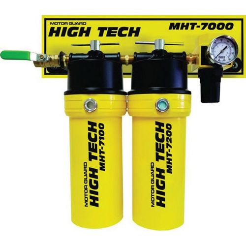 MOTOR GUARD MHT-7100 High Tech Series Compressed Air Filter, 1/2 in NPT Inlet x 3/8 in NPT Outlet, 0.01 micron