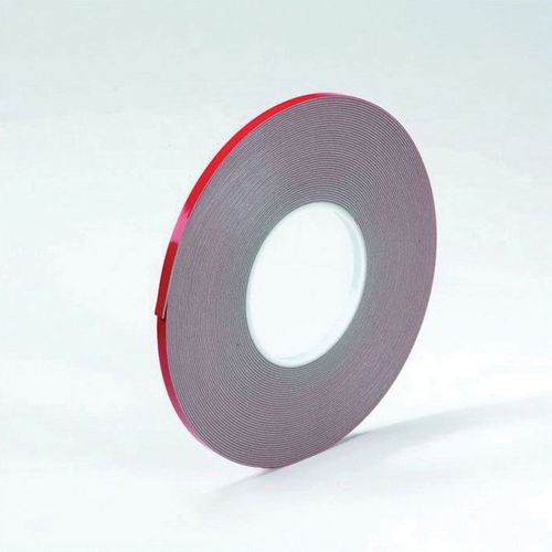 05622 Premium Automotive Attachment Tape, 20 yd x 7/8 in x 0.043 in, Polyethylene Backing, Gray/Red