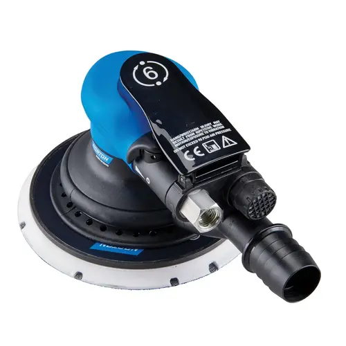 12636 Pneumatic Orbital Sander, 6 in, Ergonomic Handle