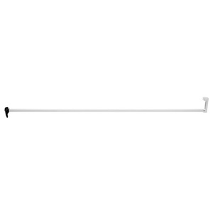 Crl S4220 White Security Bar For Sliding Glass Doors
