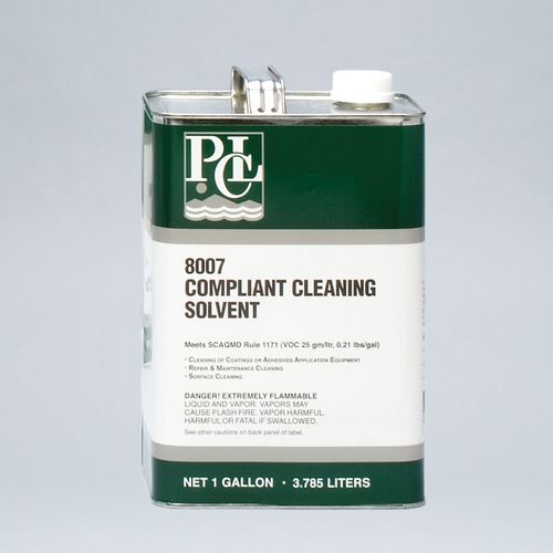 PCL 8007DR 8007-53 Compliant Cleaning Solvent, 53 gal Pail, Clear
