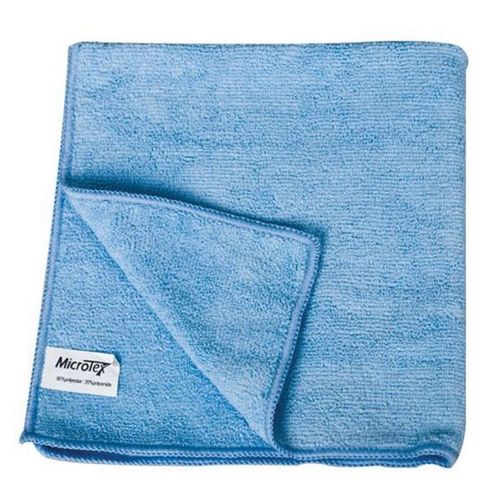 Ultra Soft Wipe-Out Cloth, 16 x 16 in, Micro-Fiber, Blue