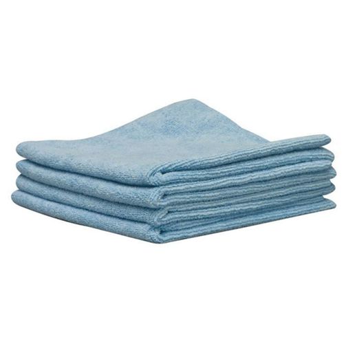 Presta Products 800136CS Ultra Soft Edgeless Cloth, 16 x 16 in, Micro-Fiber, Blue