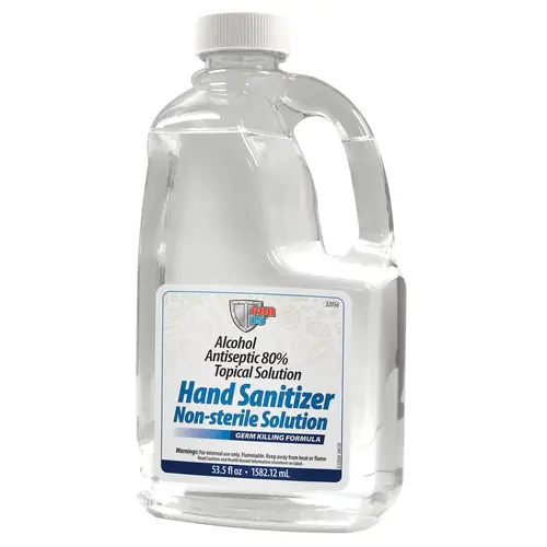 Hand Sanitizer, 53 fl-oz Bottle, Clear