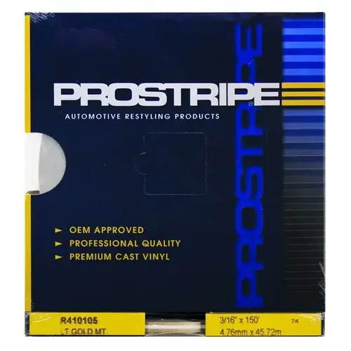 Prostripe R410105 3/16"X150'LT GOLD MET ELITE