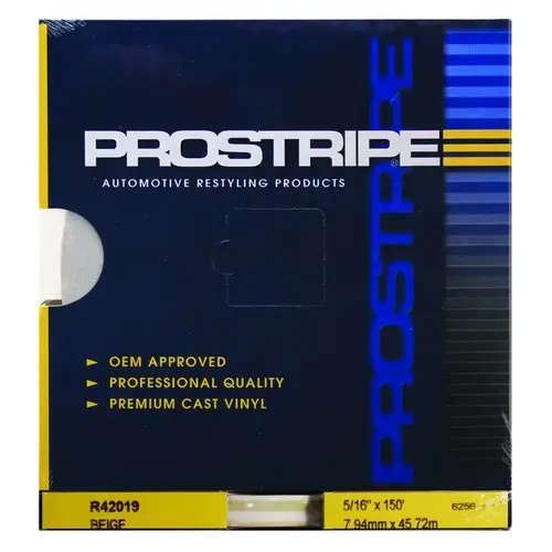Prostripe R42019 5/16"X150'BEIGE DBL