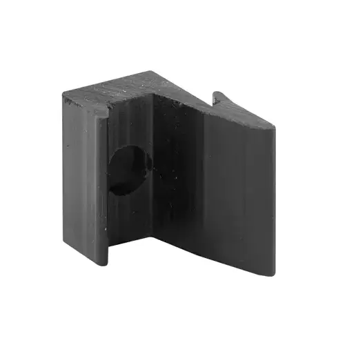 Black 5/8" Sliding Shower Door Jamb Guide