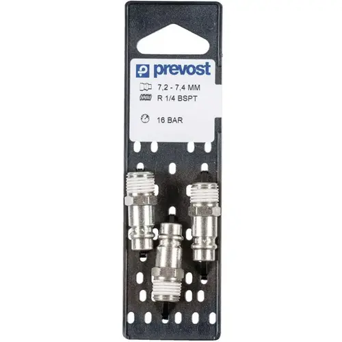 ERP 076251P3 High Flow Interchange Parallel Plug on Plate, 1/4 in, Tapered MNPT, Treated Steel