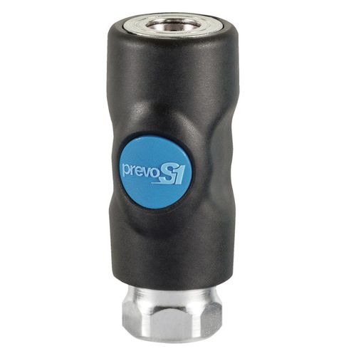 Prevost ISI061202 ISI 061202 Industrial Interchange Safety Quick Coupler, 3/8 in, Tapered FNPT, Polyester Composite