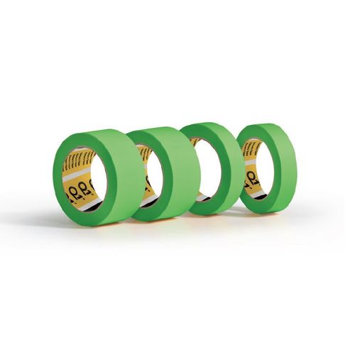 Q1 HPG118 High Performance Green Masking Tape, 55 m x 18 mm, 130 um THK,  Green, 48/case