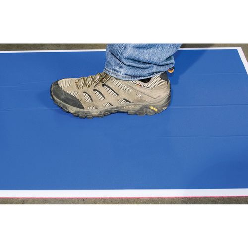 RBL Products, Inc. 365 365 Replacement Walk-On Tacky Mat Pad, 18 x 36 in Blue