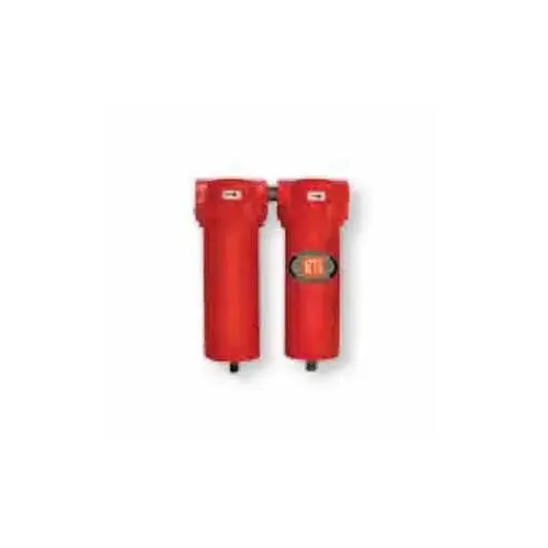 2-Stage Filter/Coalescer Combo, 1/2 in NPT Inlet/Outlet, 90 scfm, 3 um (1st Stage)