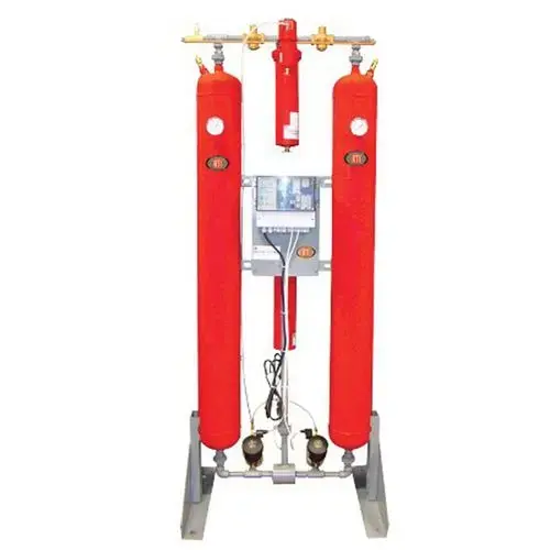 Regenerative Twin Tower Desiccant Dryer, 1 in NPT Inlet x 1 in NPT Outlet, 120 scfm