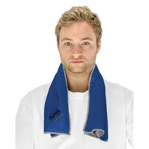 SAS Safety Corp. 7300-01 Cooling Towel, 12.2 in W x 33 in L, Microfiber, Blue