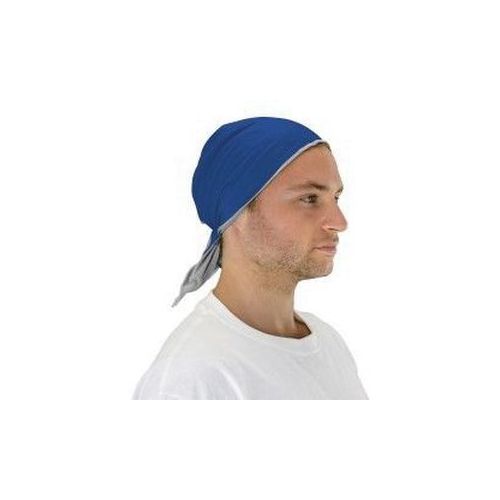 SAS Safety Corp. 7302-01 Cooling Bandana, 16.9 in W x 31.9 in L, Microfiber, Blue