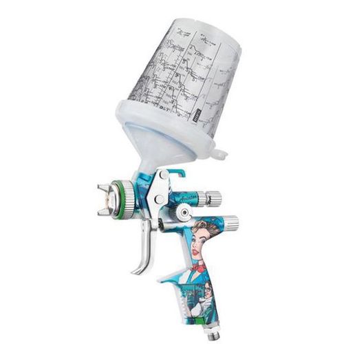 SATA 1007857 HVLP Standard Spray Gun with Cup, 1.3 mm Nozzle, 0.3, 0.6, 0.9 L Capacity