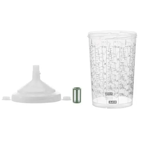 Multi-Purpose Disposable Cup with Lid and Filter, 0.3 L, Use With: SATAminijet 3000 B