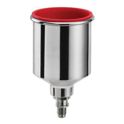 Reusable Gravity Flow Cup, 0.15 L Capacity, Aluminum, Use With: SATAminijet 3000B Spray Guns