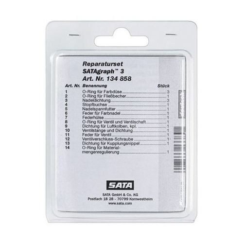 Repair Kit, Use With: SATAgraph 3 Spray Gun