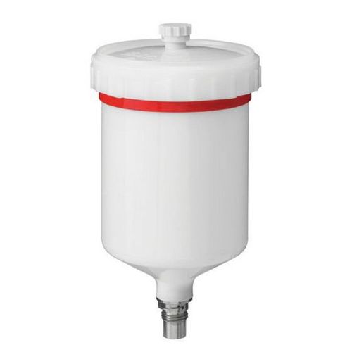 Gravity Flow Reusable Cup, 63 mL, Plastic, Use With: SATAminijet 3000 B, SATA Dekor 2000 Spray Gun