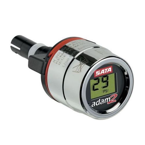 Digital Air Micrometer, Chrome, Use With: SATAminijet 3 HVLP, SATAminijet 4 HVLP