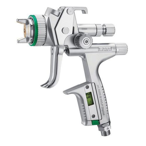 HVLP Digital Spray Gun with Cup, 1.3 mm Nozzle, 0.3, 0.6, 0.9 L Capacity