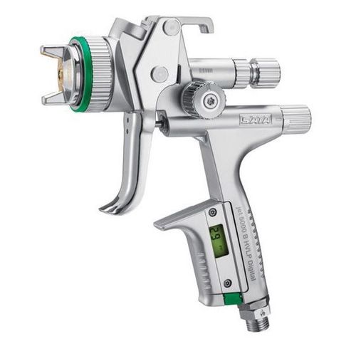 HVLP Digital Spray Gun with Cup, 1.5 mm Nozzle, 0.3, 0.6, 0.9 L Capacity