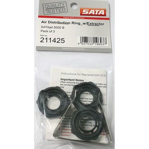 SATA 211425 Air Distribution Ring, Use With: SATAjet 5000 B Spray Gun