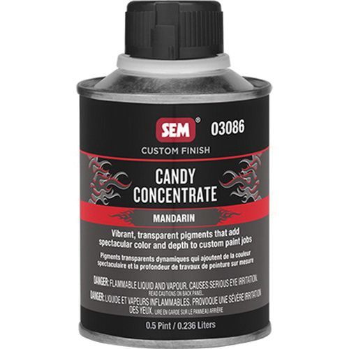 SEM 03086 Candy Concentrate, 0.5 pt Aerosol Can, Mandarin, 8:1 & 1:1 Mixing