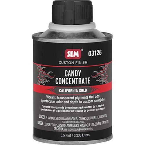 SEM 03126 Candy Concentrate, 0.5 pt Aerosol Can, California Gold, 8:1 & 1:1 Mixing