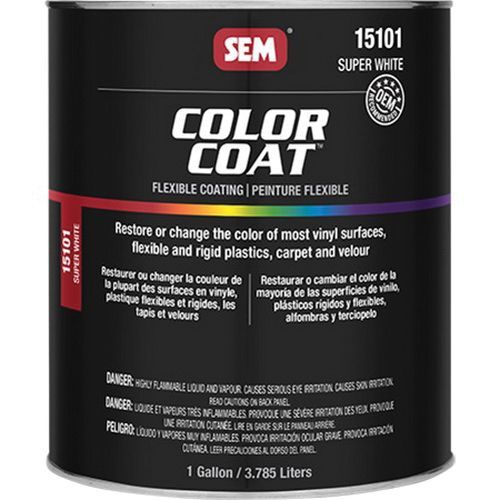 Color Coat 15101 Flexible Coating Mixing System, 1 gal Can, Super White, 24 hr Curing, Liquid