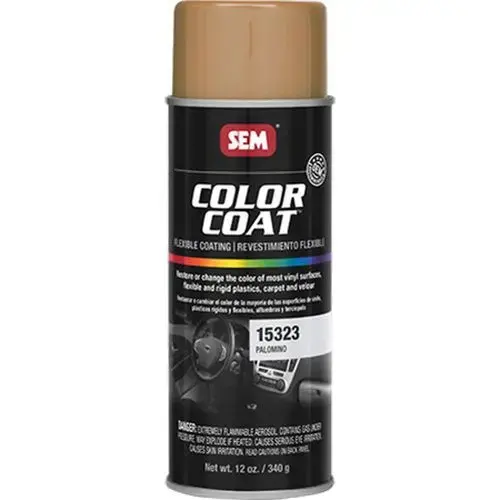 Color Coat 15323 Flexible Coating, 16 oz Aerosol Can, Palomino, 24 hr Curing, Aerosol