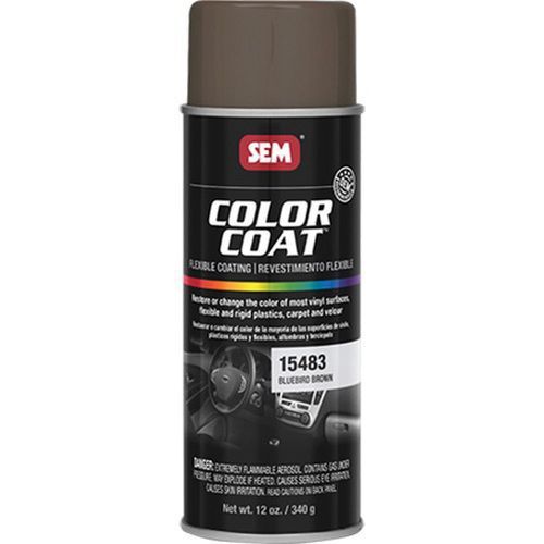 Color Coat 15483 Flexible Coating, 16 oz Aerosol Can, Bluebird Brown, 24 hr Curing, Aerosol